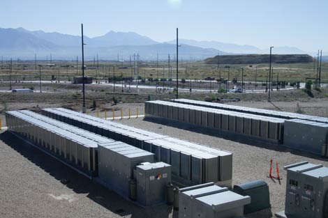 Массив топливных элементов для BloomEnergyServer, работающих на природном газе и предоставляющих электропитание для нового ЦОД eBayв штате Юта (США)